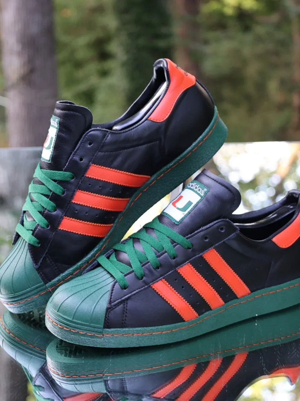 Adidas miadidas Superstar Miami Hurricanes 2015 B91258 Men's 10.5